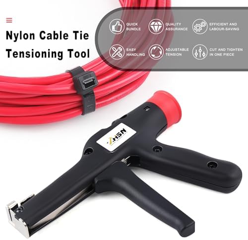 Zhushan Cable Tie Tool: Fasten and Cut Cables with Ease - Fits 2.8mm~12mm Nylon Ties - Image 6