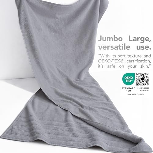 American Soft Linen 100% Cotton Luxury Turkish Towels, 35x70 XL Bath Sheet - Image 3
