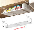 2 Pack Hanging Under Shelf Storage Basket, Expandable Organizer for Cabinets Pantry Shelves by Racgrul
