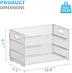 Marbrasse 3 Tier Paper Organizer Letter Tray, Mesh File Organizer with Handle, Paper Sorter Desk Organizer for Home Office Supplies - 2p White - Image 3