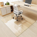 [Tempered Glass] 46" x 50" Glass Office Chair Mat for Carpet by KOONMI