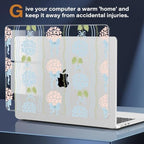 CISSOOK for MacBook Air 13.6 inch Case M2 M3 M4 M5 Blue Bow - Image 6
