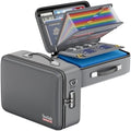 DocSafe Fireproof Document Box Hard Case with Lock ＆ Accordion File Folder by DocSafe