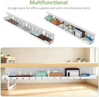 KEEGH Under Desk Cable Management Tray 48 in, Large Cord Hider, White - Image 4