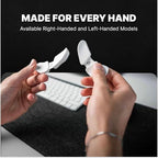 DELTAHUB Carpio 2.0 - Right-Handed Truly Ergonomic Wrist Rest for Mouse, Carpal Tunnel Support, Pain Relief, Anti-Fatigue, Easy Glide, Sleek, Office, Computer, Laptop, Gaming - Large, Black - Image 3