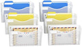 samstar 6 Pack Mesh Wall Mounted File Holder Metal Wall File Pocket Mail Organizer for Office/Home(with Label Panel), White by Samstar