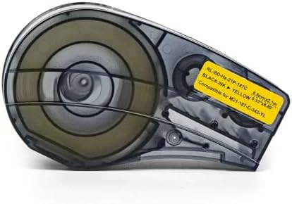 1 Pack Compatible with Brady M21-187-C-342-YL Tubing, Black/Yellow, .33x6.8 by Unknown