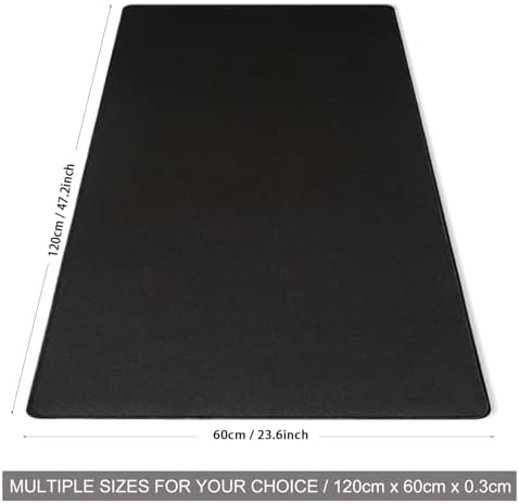 Black Mouse Pad Gaming, Mouse Pad Mat for Desk XXXXL 47.2” x 23.6” - Image 6