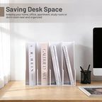 CiWiVOKi Vertical Magazine File Holder, 4 Pack, White - Image 6
