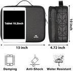 MATEIN Cord Organizer Case with Adjustable Divider, Large DJ Cable File Bag - Image 4