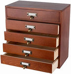 GoooodGift Wooden Drawers Small Wooden Box with Drawer, Brown by GoooodGift