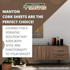Manton Cork 12" x 36" x 1/4" Thick Cork Sheets (4-Pack), 100% Natural and Sustainable Cork Bulletin Boards. Perfect for Home, School, and Office - Image 4