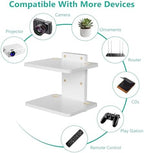 WALI 2 Tier Floating TV Wall Shelf for Projector, DVD Player - Image 3
