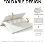 Large Bulletin Board, 48 X 35 Inches Felt Cork Board with 40 Pushpins, Foldable Felt Notice Pin Board Photo Display Board with Self-Adhesive Tape for Office Home School (White, 48x35 inch) - Image 5