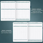 Clever Fox Income & Expense Tracker, Business Ledger 5.8x8.3 Dark Teal - Image 5