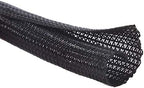Alex Tech 20ft - 1.5 inch Cord Protector Wire Loom Tubing Cable Sleeve Split Sleeving for USB Cable Power Cord Audio Video Cable - Protect Cat from Chewing Cords - Black by AlexTech