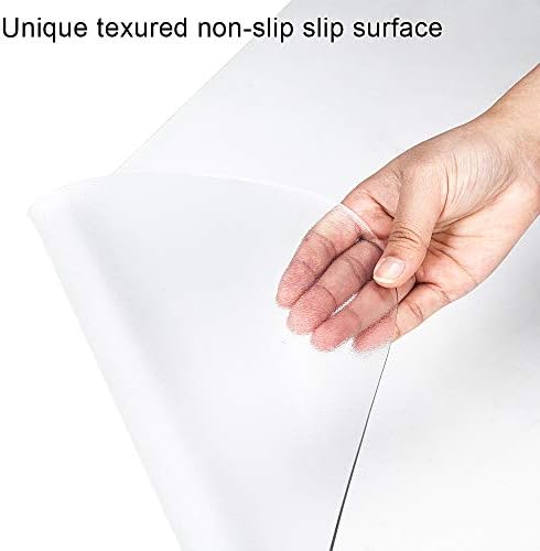 Kuyal Clear Chair Mat, Hard Floor Use, 48" X 53" Desk Chair Mat - Image 6