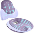FLORICH Seat Cushion Lumbar Support Pillow for Office Chair, Car Lower Back Support, Ergonomic Desk Chair Pillow for Butt and Back Support of Memory Foam Seat Pad(Purple) by FLORICH