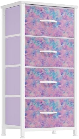 DWVO Dresser with 4 Drawers, Purple by DWVO