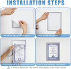 20 Pack Magnetic Sign Holder 8 x 11.5 inches with Magnetic Border - Image 6