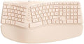 Split Ergonomic Keyboard Wireless with Cushioned Wrist & Palm Rest by TISHLED
