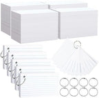 Yexiya 2000 Pcs 3 x 5 Inch Index Cards with Rings Hole Punched Notecards by Yexiya