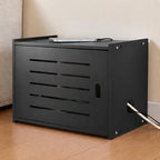 WiFi Router Storage Cabinet, Router Cabinet-(Black) by WelcometoTristcily