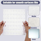 4 Pack White Plastic Pegboard Wall Shelf Organizer with Modular Storage - Image 6