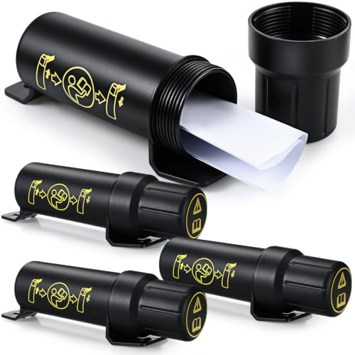Ripeng 4 Pcs Truck Registration Document Holder Tube 3.5 Inch Diameter by Ripeng