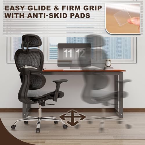 Upgraded 2mm Thick Clear Office Chair Mat, 59"x75" Vinyl Floor Mat - Image 3