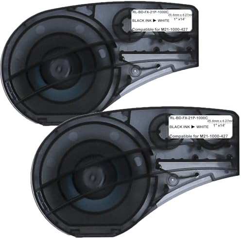 Compatible Label Tape Replacememt for M21-1000-427 by PELAOCA