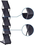 brochure display stand&Foldable Magazine Rack with 5 Pockets for Exhibition and Trade Show (67'X9.5'X14.5') - Image 6