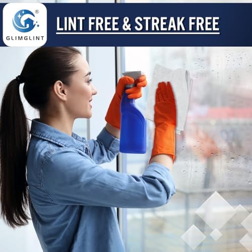 GLIMGLINT Microfiber Cleaning Cloth, 150 Pack Towels for Cars 14 X12 Inch - Image 5