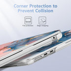 Case for 2026/2025/2024/2023 MacBook Air 15-inch Laptop Release M5 A3448 /M4 A3241 /M3 A3114 /M2 A2941, Stylish Protective Hard Shell Cover for MacBook Air 15.3 inch, Abstract Art P492 - Image 3