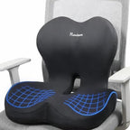 Navizam Lumbar Support Pillow for Office Chair with Memory Foam Cushion by Navizam