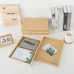 Soul & Lane - Letter Size Document Storage Boxes with Lids, Set of 3, Check - Image 6