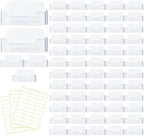65 Pcs Business Card Holder Transparent Acrylic Postcard Display Holder Desktop Style Card Stand for Home Office Desk Table by UCEHIPAW