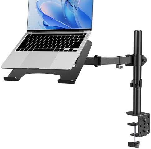 Afaloona 2-in-1 Monitor & Laptop Stand for 13-32" Monitor or 11-17" Laptop by Afaloona