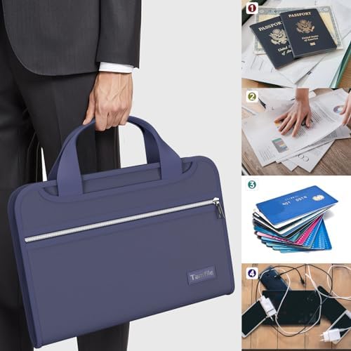 Accordion File Organizer, Fireproof Expanding File Folder with 13 Pockets - Image 5