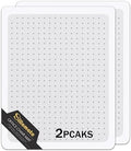 36x48 Inches Plastic Office Chair Mat for Carpeted Floors, Heavy Duty Floor Mat,Eco-Friendly Series Studded Carpet Desk Chair Mats(36 inches X 48 inches- NO Lip with Frame) by Sillamate