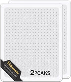 36x48 Inches Plastic Office Chair Mat for Carpeted Floors, Heavy Duty Floor Mat,Eco-Friendly Series Studded Carpet Desk Chair Mats(36 inches X 48 inches- NO Lip with Frame) by Sillamate