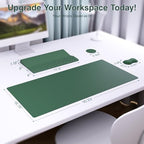 Ospelelf Keyboard Wrist Rest Stand Pad and Ergonomic Mouse Pad Set with Large Mousepad, Memory Foam Comfort, Premium Office Desk Accessories for Pain Relief, Green - Image 6