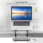 BoYata Laptop Stand, Adjustable Metal Desktop Riser, Up to 15 Inches, Black - Image 7