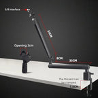 Adjustable Microphone Boom Arm Stand 360° Rotation Desktop Mic Holder - Image 3