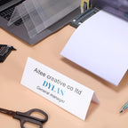 Vicenpal Clear Name Tent Holders Desk Sign, 4" X 6", 24 Pcs - Image 4
