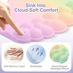Sushret Cloud Wrist Rest with Keyboard Stand, Keyboard Riser with Wrist Pad - Image 5