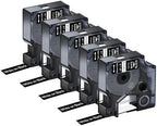 5 Pack Compatible for DYMO Rhino Industrial Vinyl Labels 1805436 3/4" 19mm by KCMYTONER