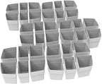Storex Sorting Cups for Large Craft Caddy (Sold Separately), 36-Pack, Gray (00980A06C) by Storex