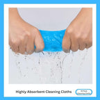 Microfiber Cleaning Cloth for Kitchen & households, Towels for Cars. (300gsm) (Pack of 24 Blue) - Image 4