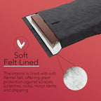LAMINET Premium Heavy Duty Table Leaf Storage Bag Water,Scratch Resistant. Extra Thick Waterproof Exterior Flannel Backing. Store Your Table Leaves Safely.Holds Leaves up to 26"" Wide 2 Pack - Image 4